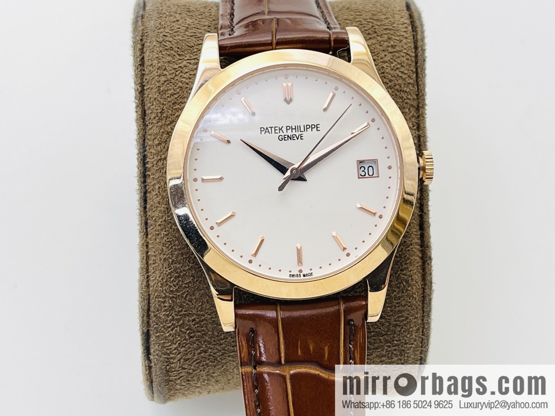 Patek Philippe Classic Watch Series - 5296-001. Platinum V4 Upgraded 324 Movement Watch