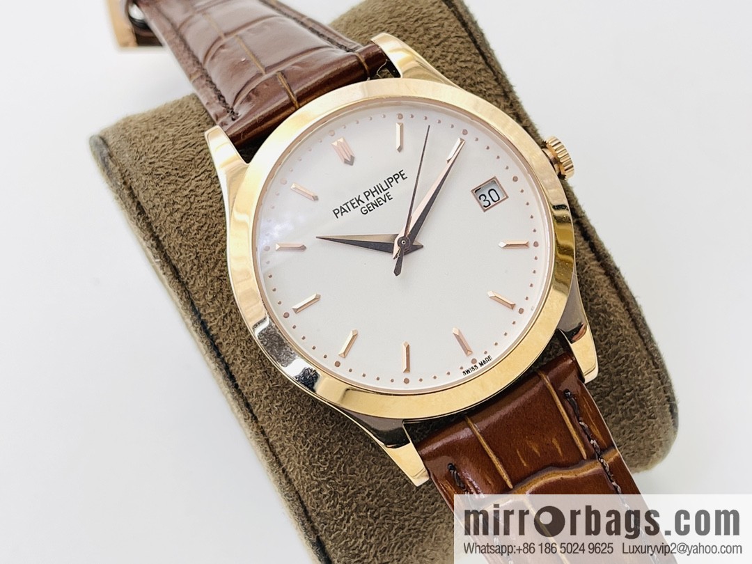 Patek Philippe Classic Watch Series - 5296-001. Platinum V4 Upgraded 324 Movement Watch