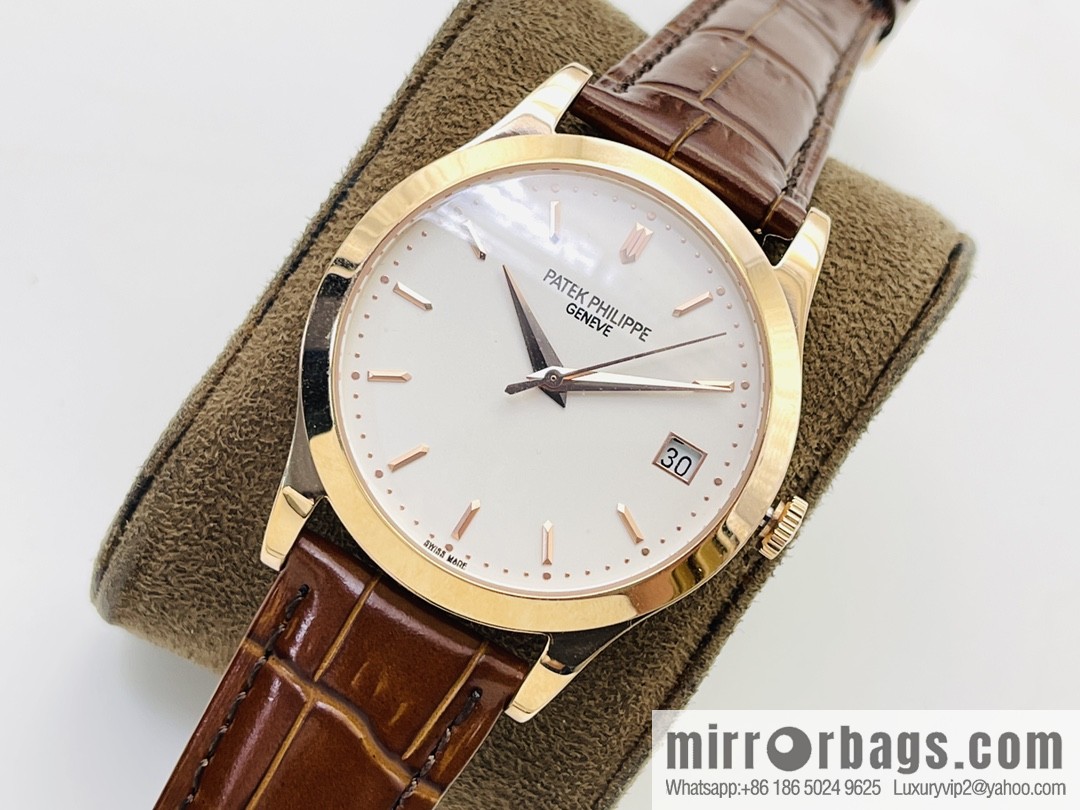 Patek Philippe Classic Watch Series - 5296-001. Platinum V4 Upgraded 324 Movement Watch