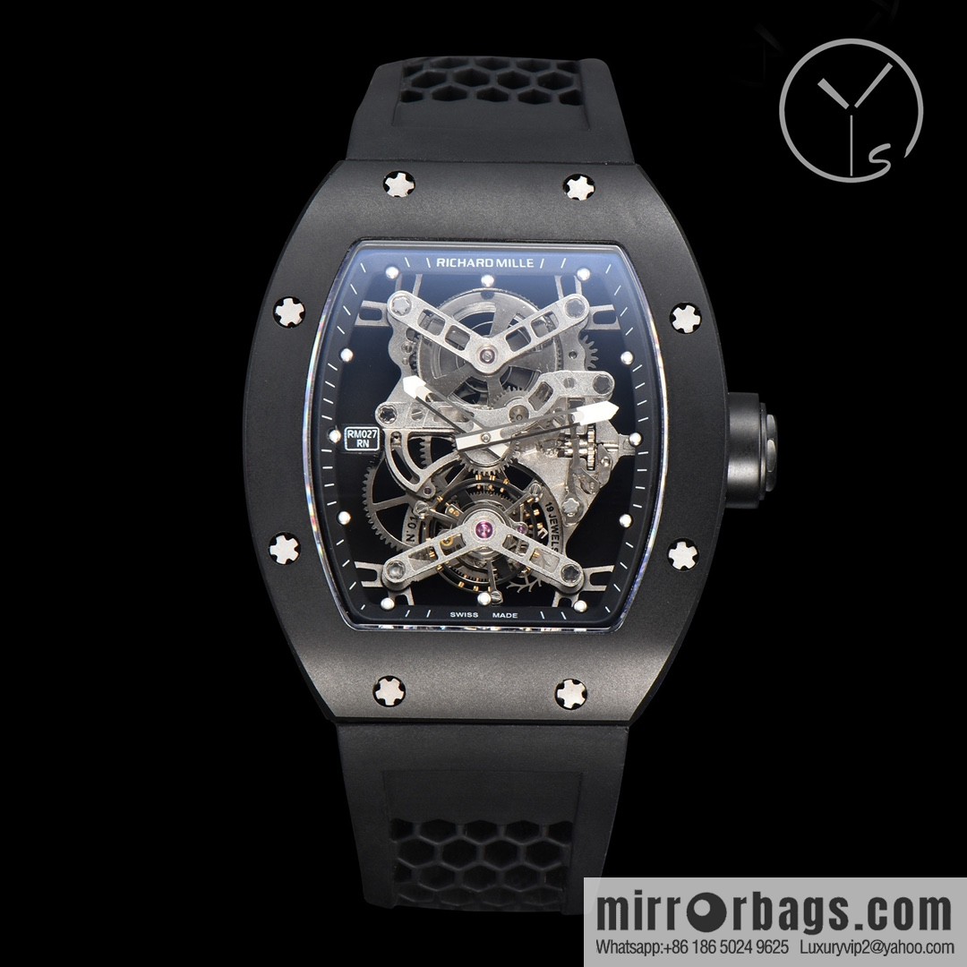 YS Richard Miller RM027 🎮 a tourbillon movement customized from a single watch, Richard Miller RM027