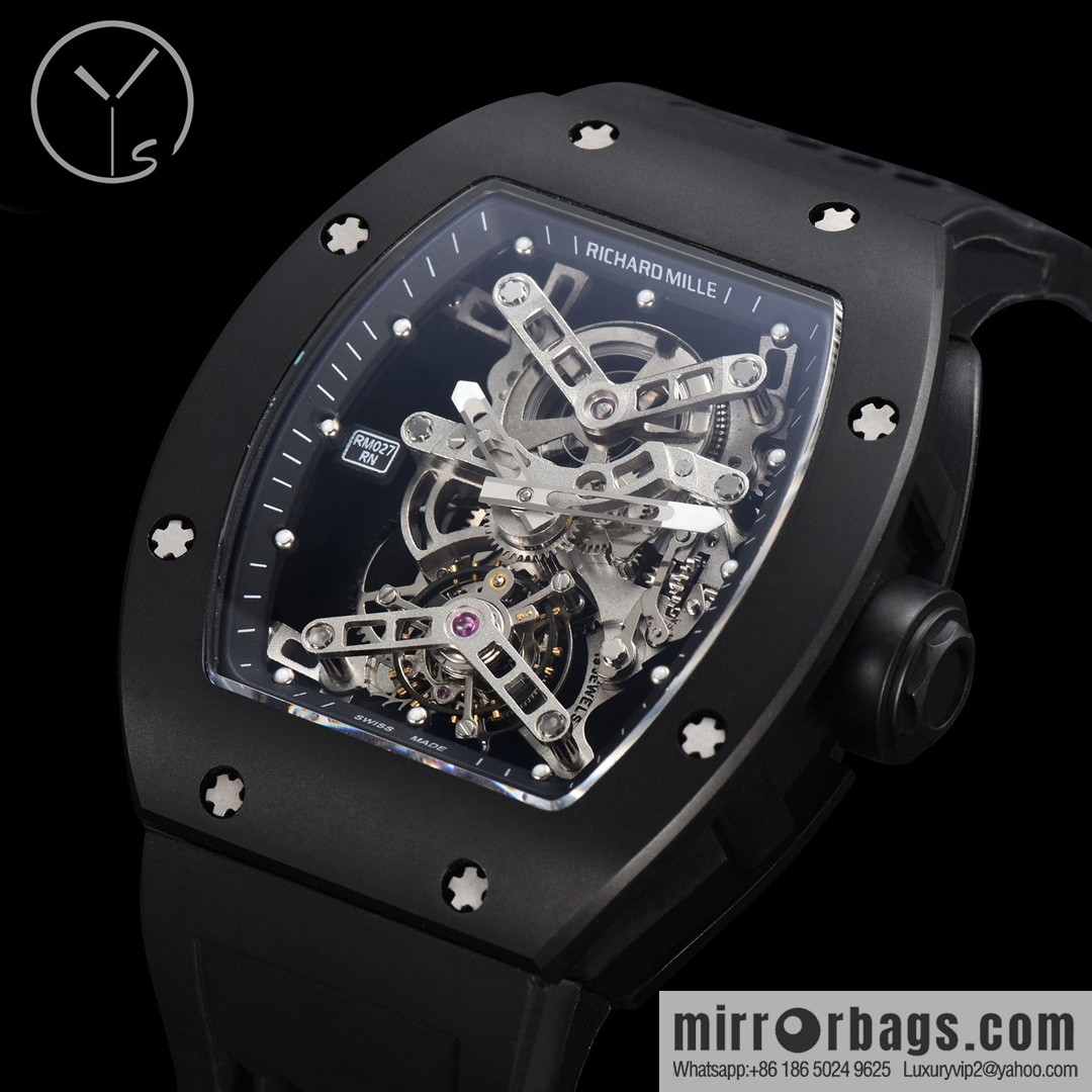 YS Richard Miller RM027 🎮 a tourbillon movement customized from a single watch, Richard Miller RM027