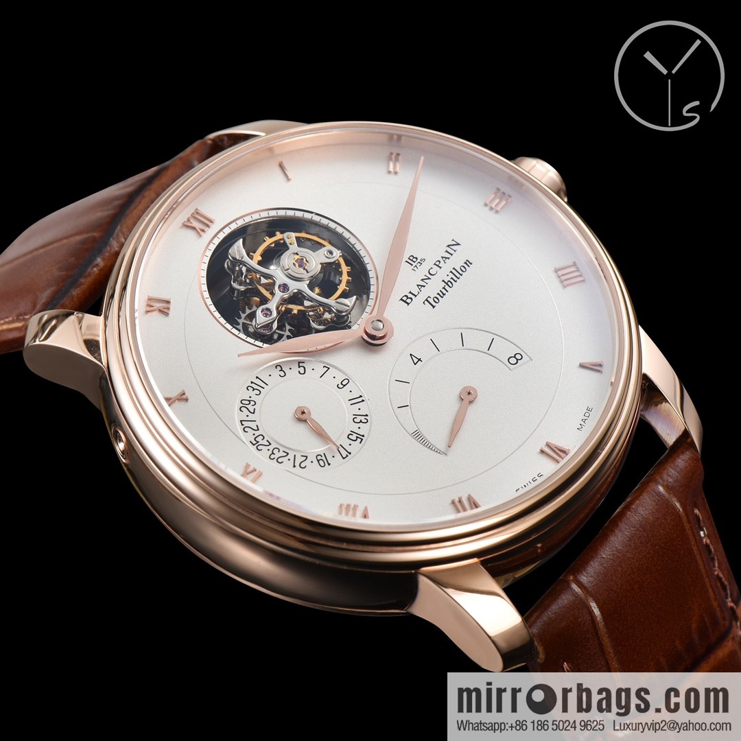 YS Yongshi Blancpain V3 Upgraded Classic Series 6025-1542-55 ๐ฎ True Tourbillon Men's Watch