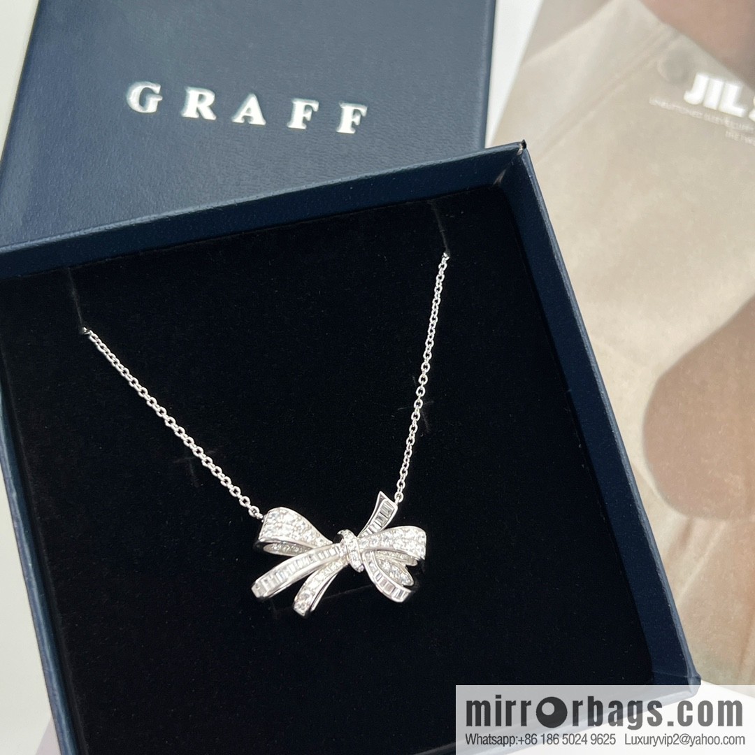 GRAFF full diamond bow necklace bracelet