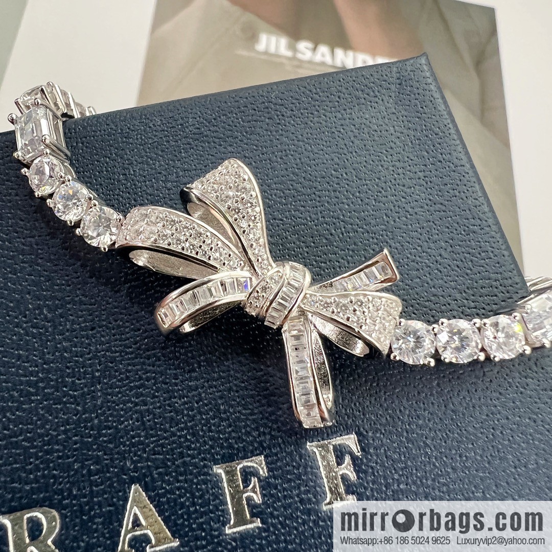 GRAFF full diamond bow necklace bracelet