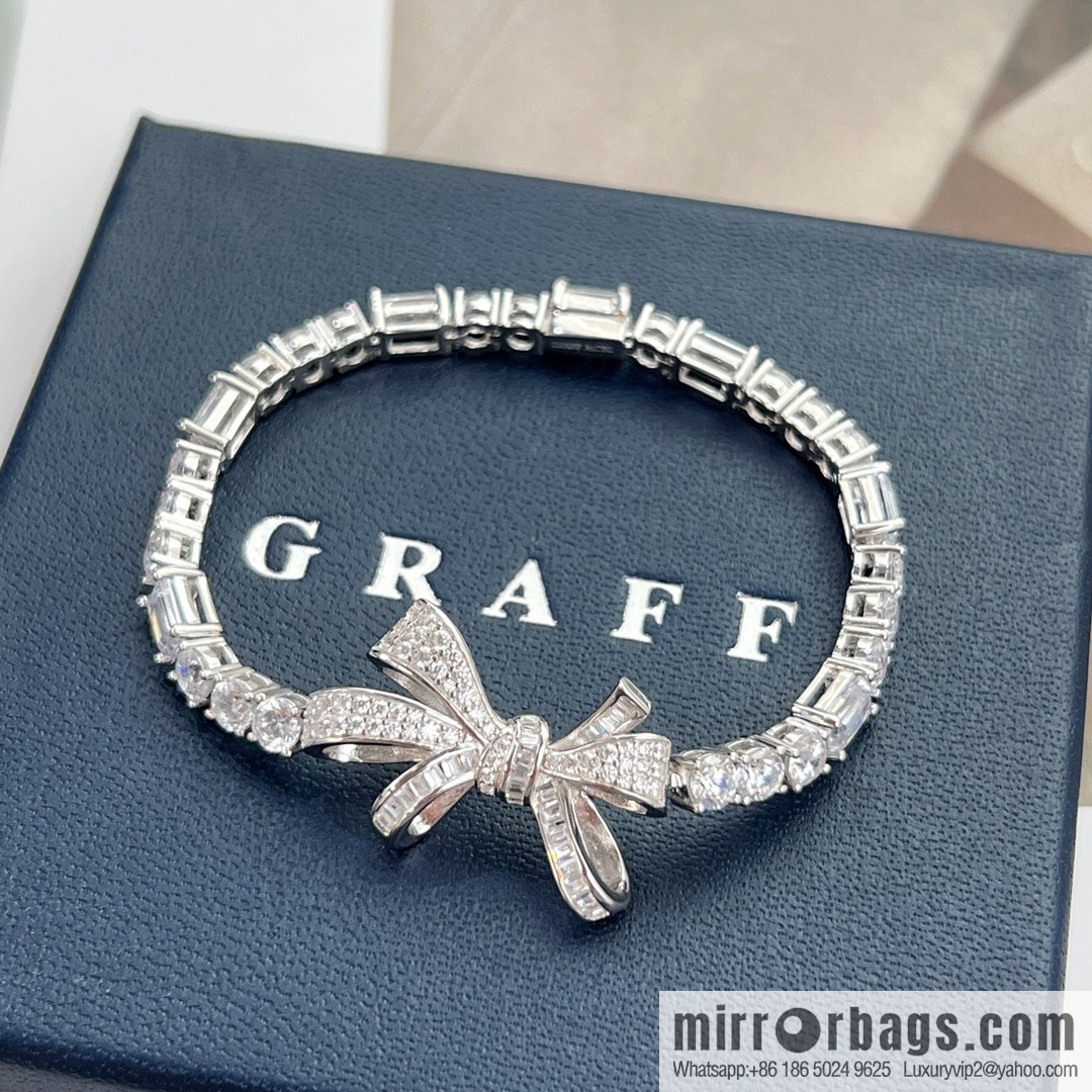 GRAFF full diamond bow necklace bracelet