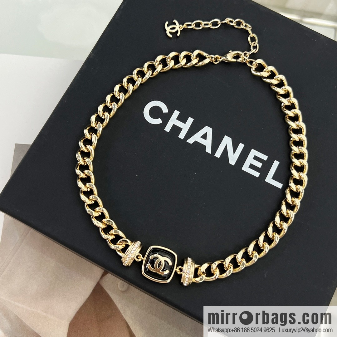New ☑️ Chanel double c square necklace bracelet