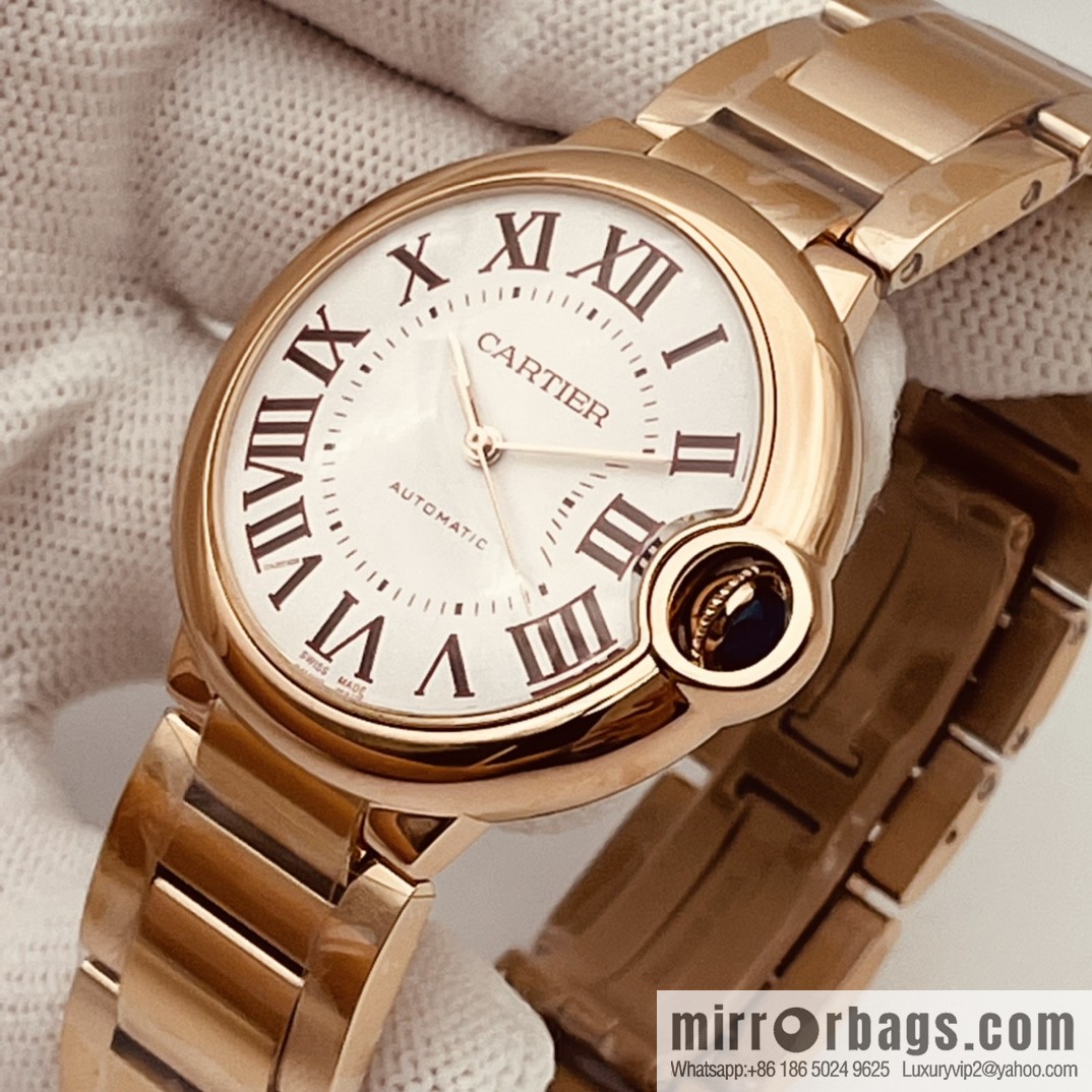 The latest exclusive Cartier Blue balloon 33mm and 36mm official website synchronization