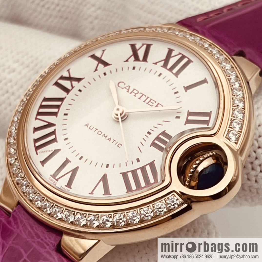 The latest exclusive Cartier Blue balloon 33mm and 36mm official website synchronization
