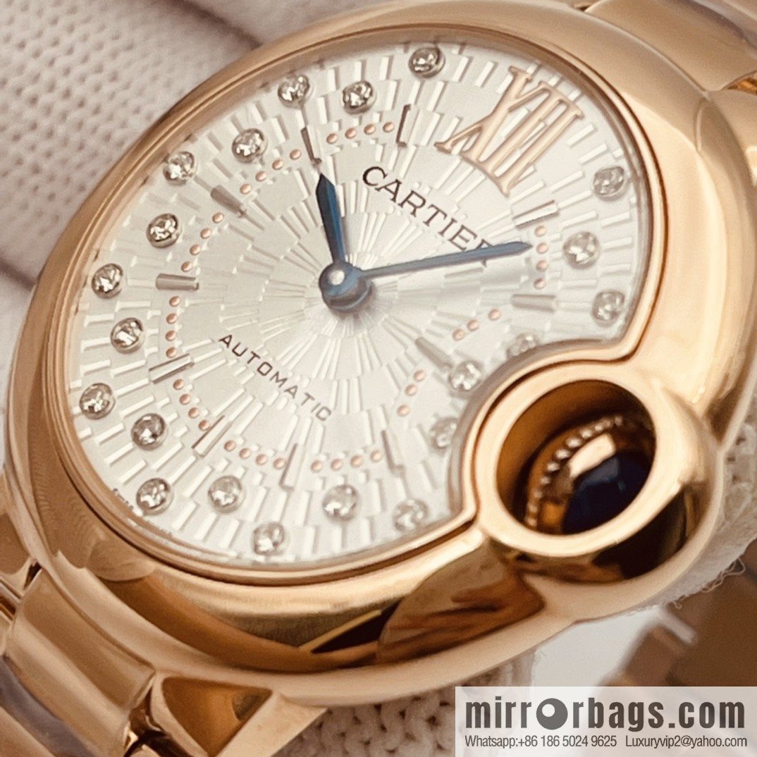 The latest exclusive Cartier Blue balloon 33mm and 36mm official website synchronization
