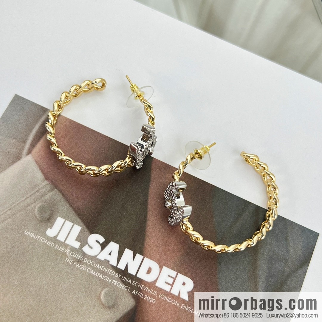 New ☑️ Chanel double c full diamond stud earrings