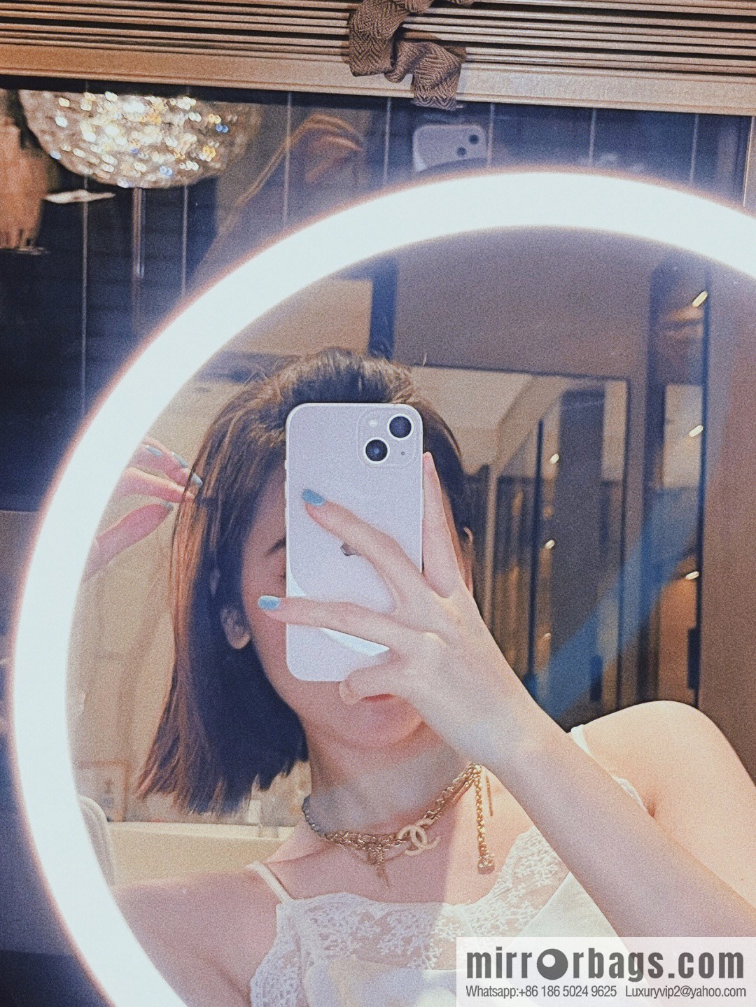 New ☑️ Chanel double c fringe necklace