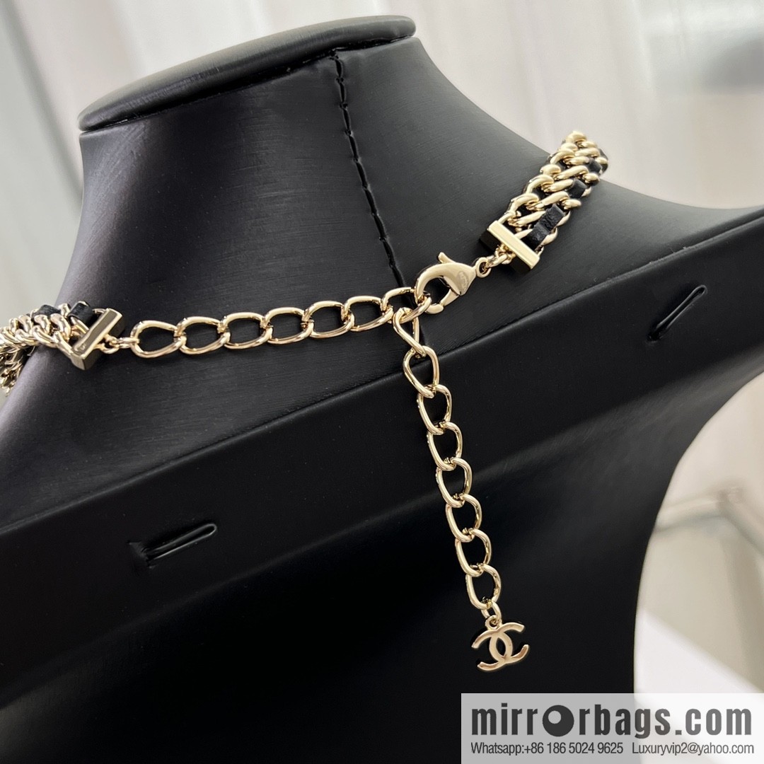 New ☑️ Chanel double c pink diamond necklace
