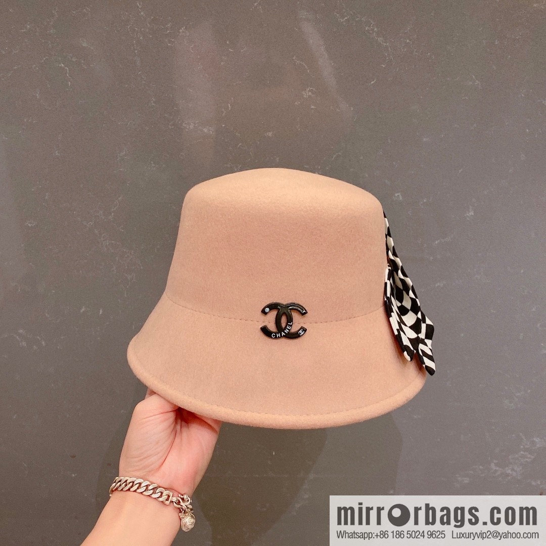 Chanel 2022 autumn and winter new wool basin hat