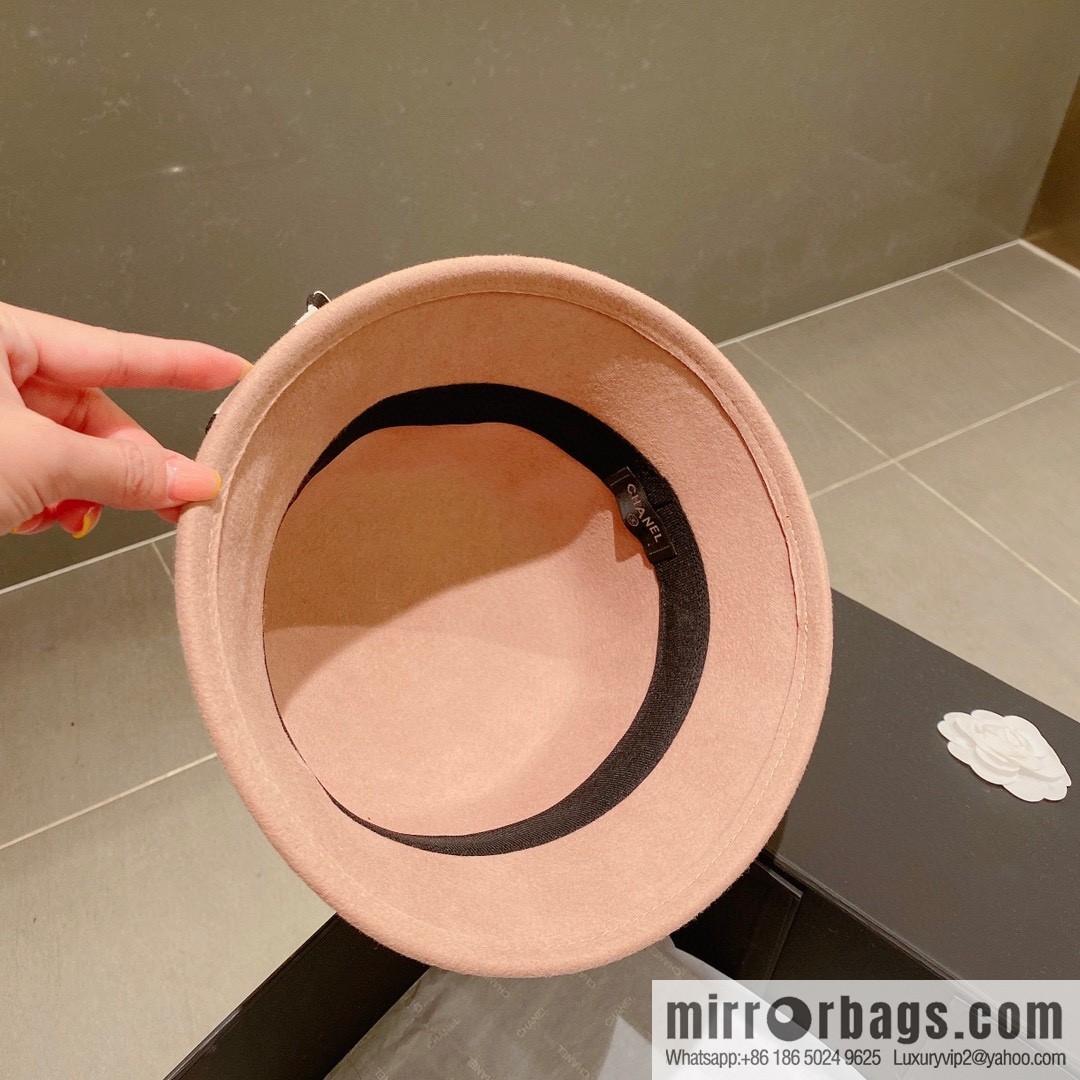 Chanel 2022 autumn and winter new wool basin hat