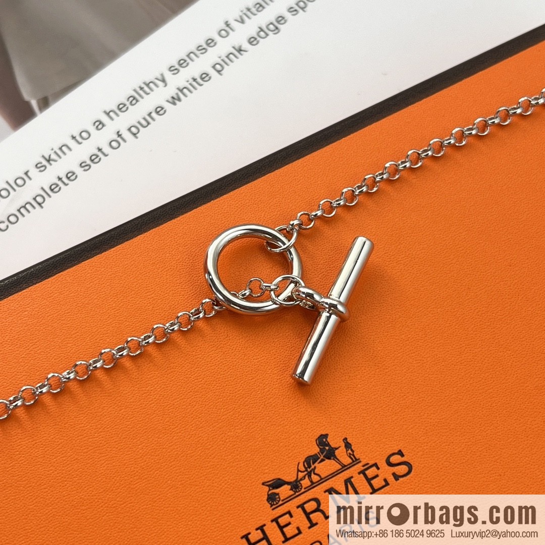 Farandole Hermès HERMES long pig nose sweater chain necklace