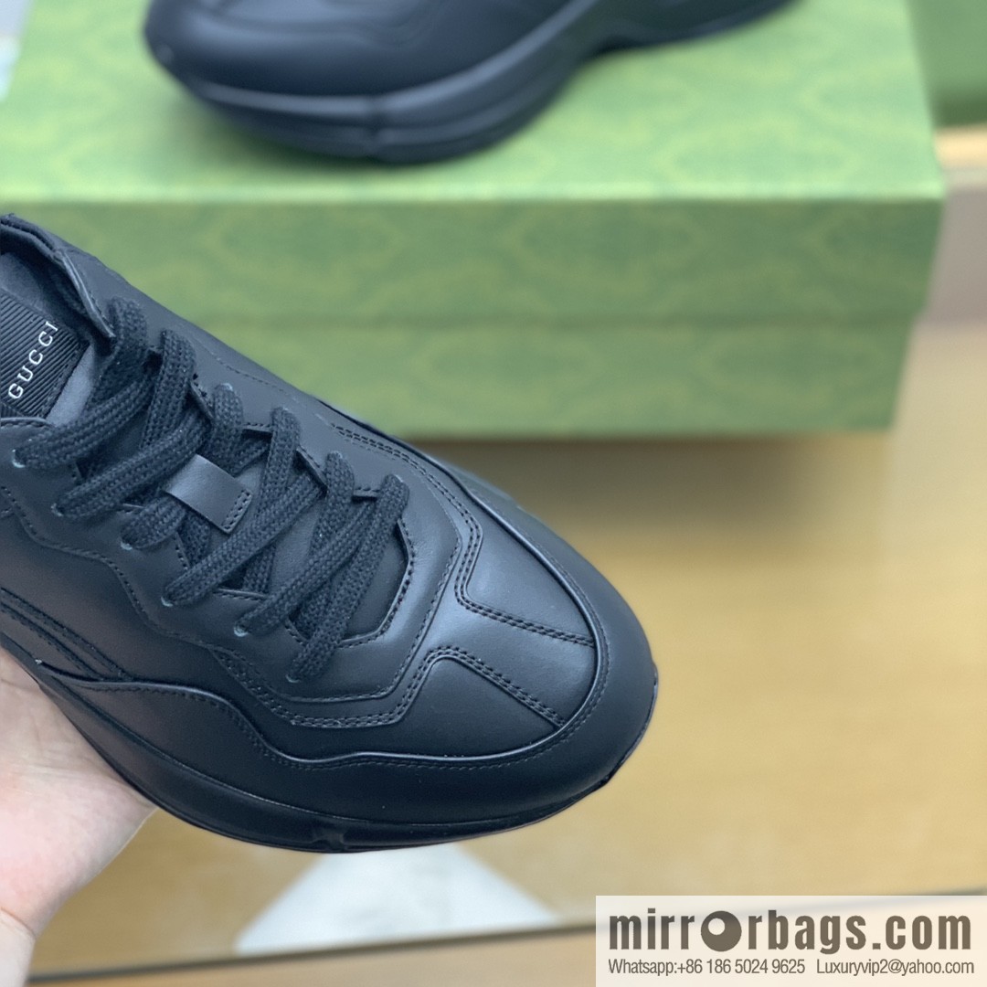 Gucci Gucci [G Replica Luxury Handbag High Version] Unisex Vintage sneakers