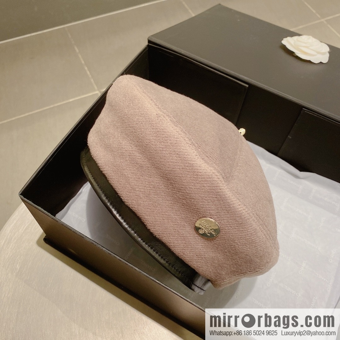 PRADA Prada 2022 autumn and winter new wool beret