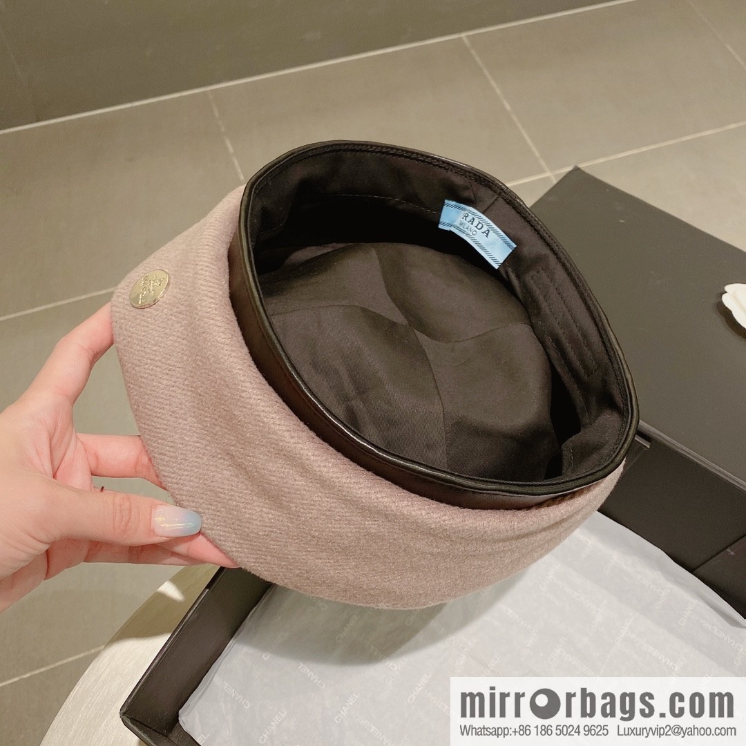 PRADA Prada 2022 autumn and winter new wool beret