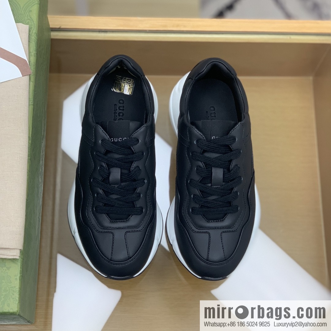Gucci Gucci [G Replica Luxury Handbag High Version] Unisex Vintage sneakers