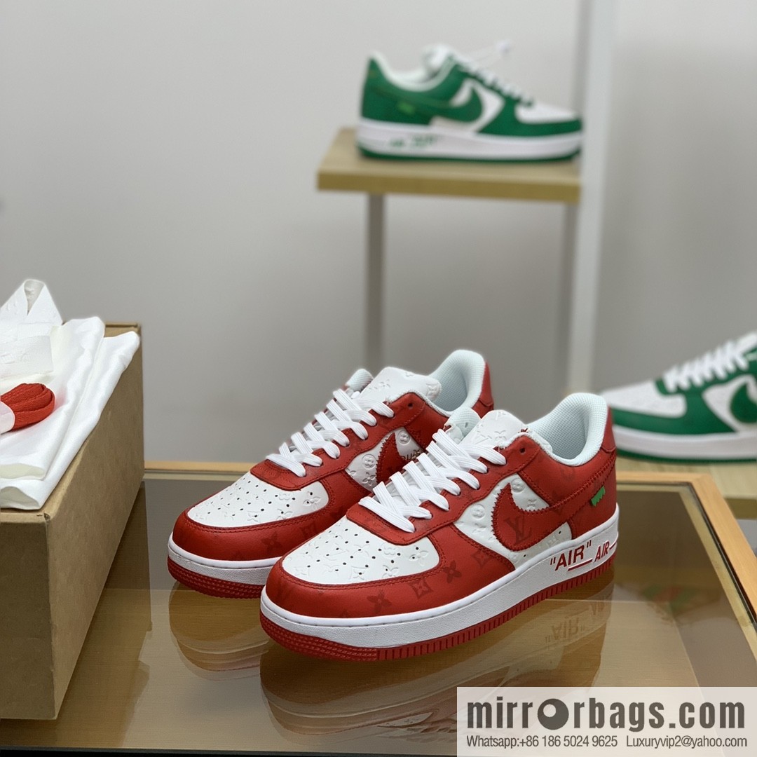 LV Louis Vuitton, classic Monogram and Damier element patchwork A JL sneakers