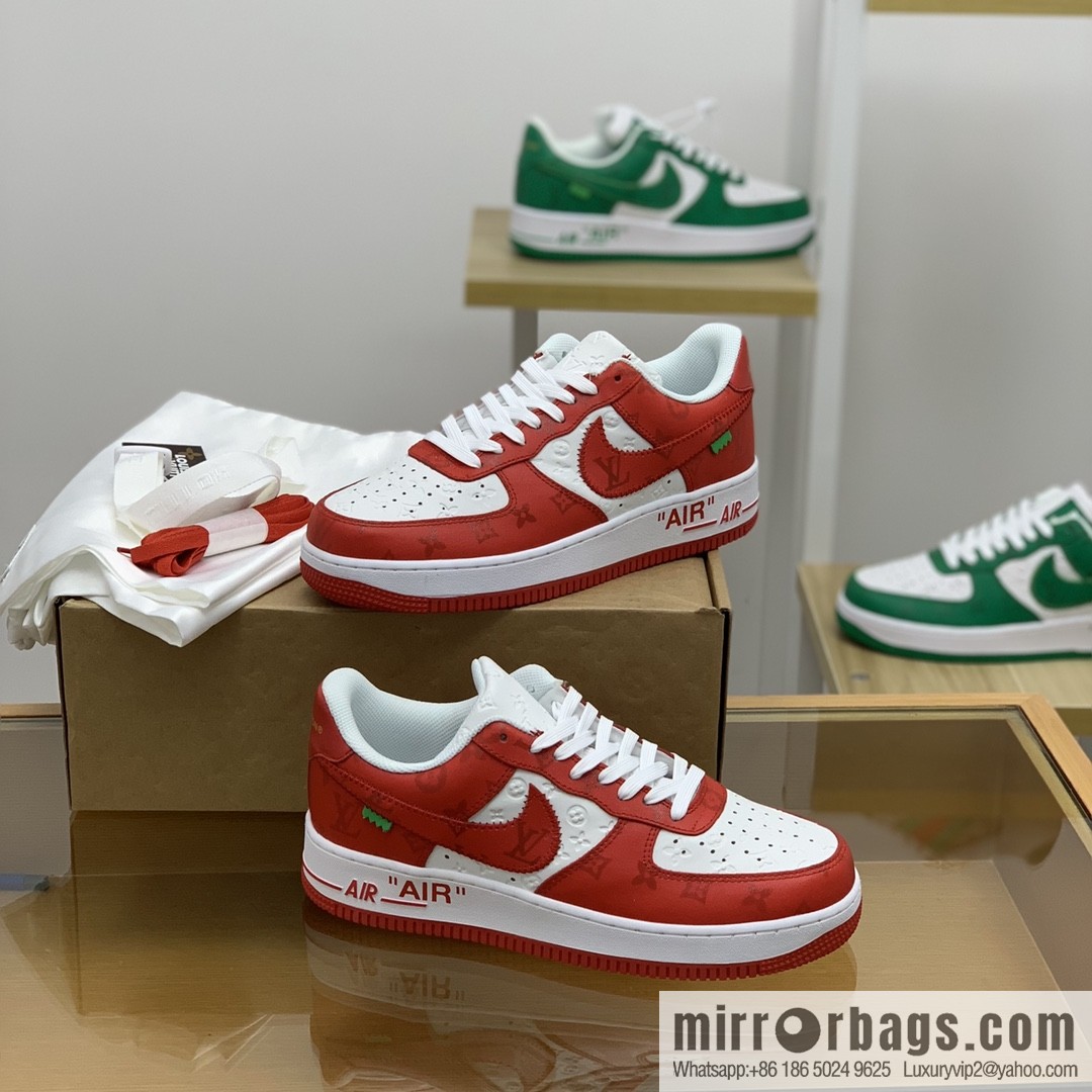 LV Louis Vuitton, classic Monogram and Damier element patchwork A JL sneakers