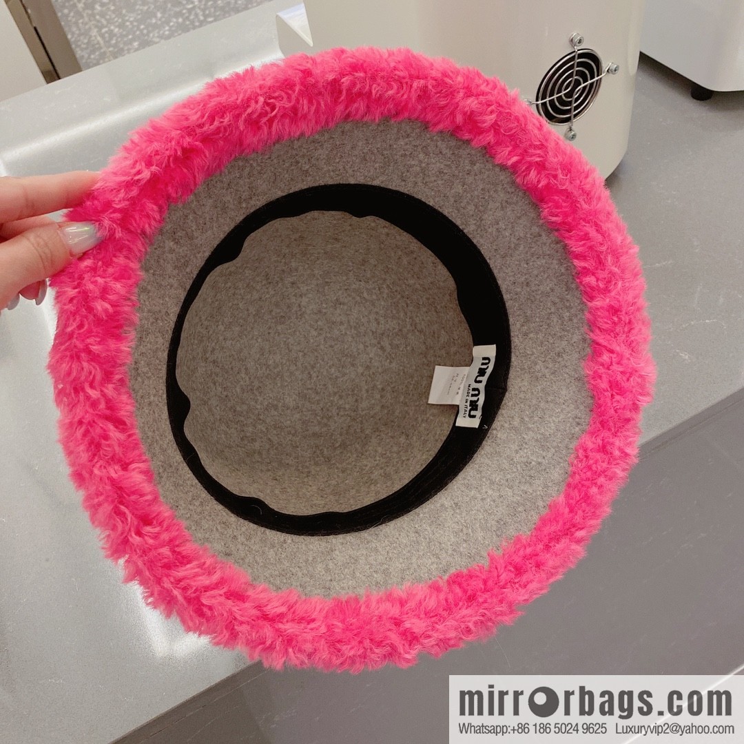 Miao Miao miumiu 2022 autumn and winter new wool top hat