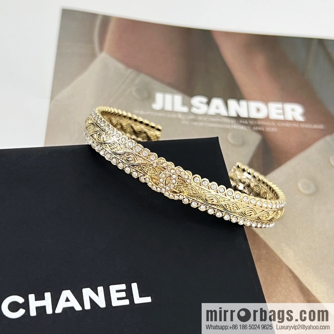 New ☑️ Chanel Double C Full Diamond Bracelet Bracelet