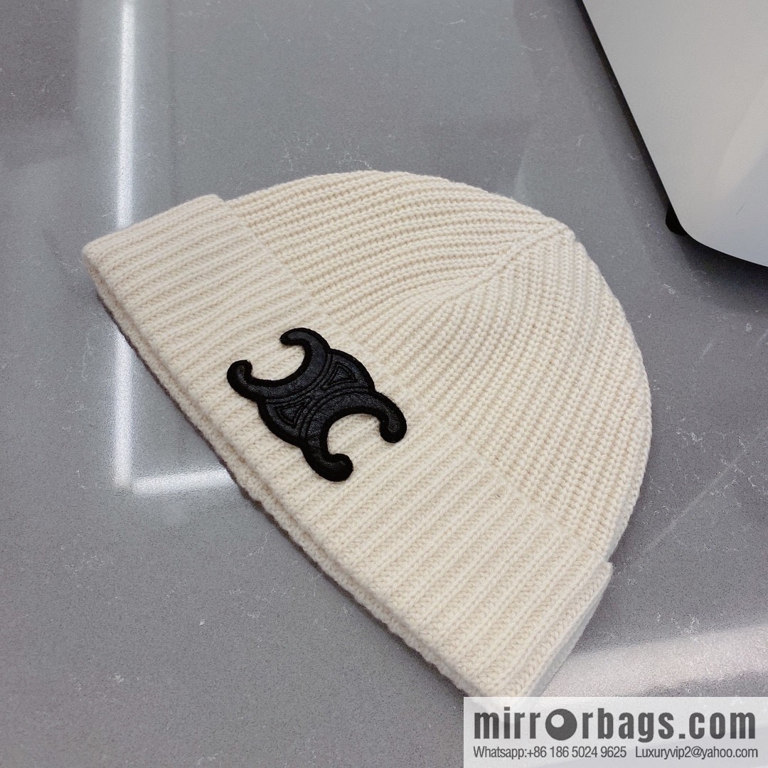 Celine 2022 autumn and winter new knitted wool hat