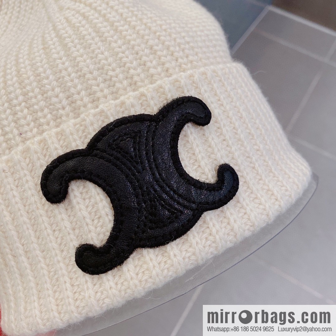 Celine 2022 autumn and winter new knitted wool hat