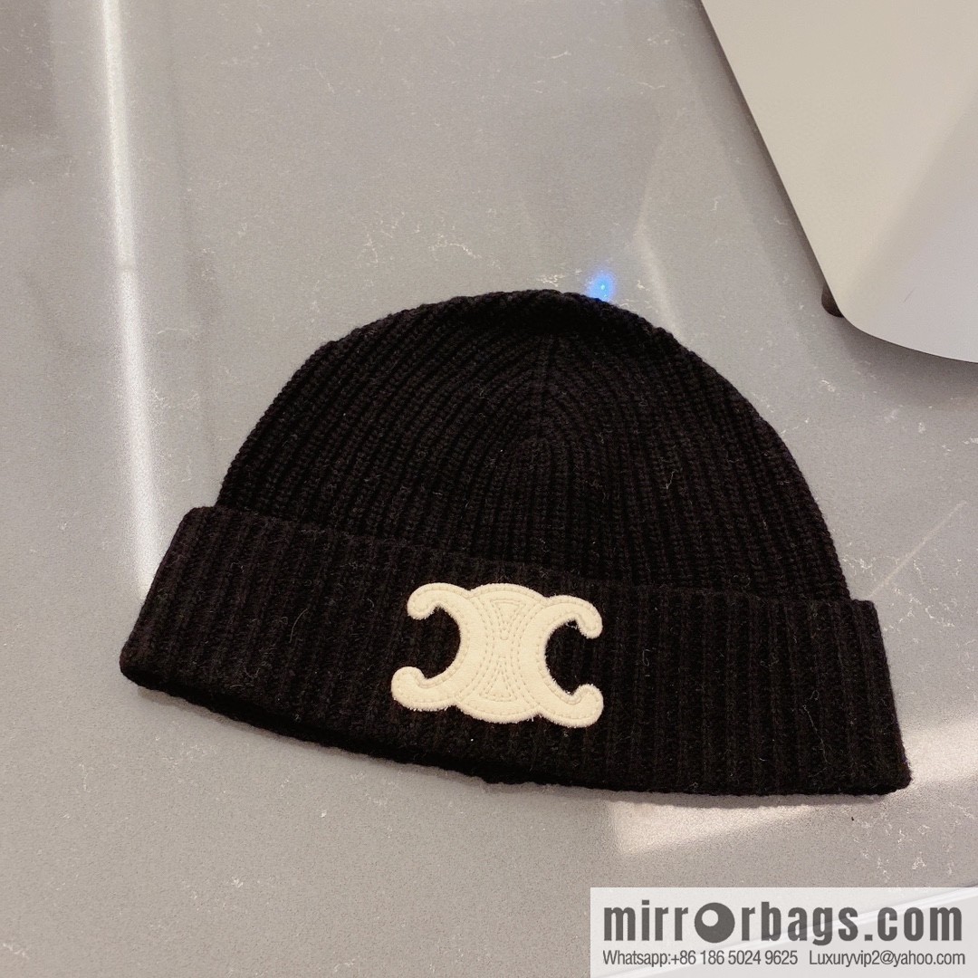 Celine 2022 autumn and winter new knitted wool hat