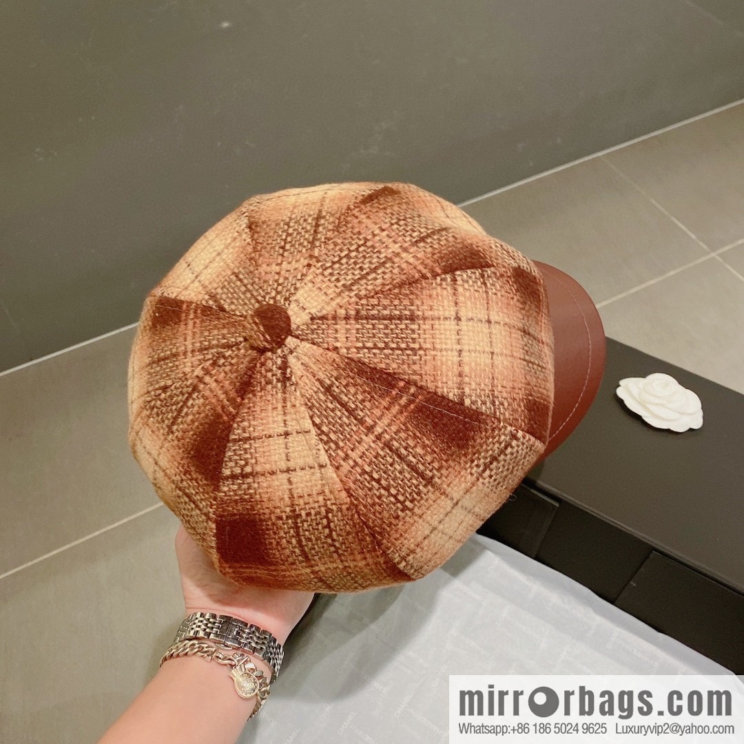 Burberry 2022 autumn and winter new octagonal cap