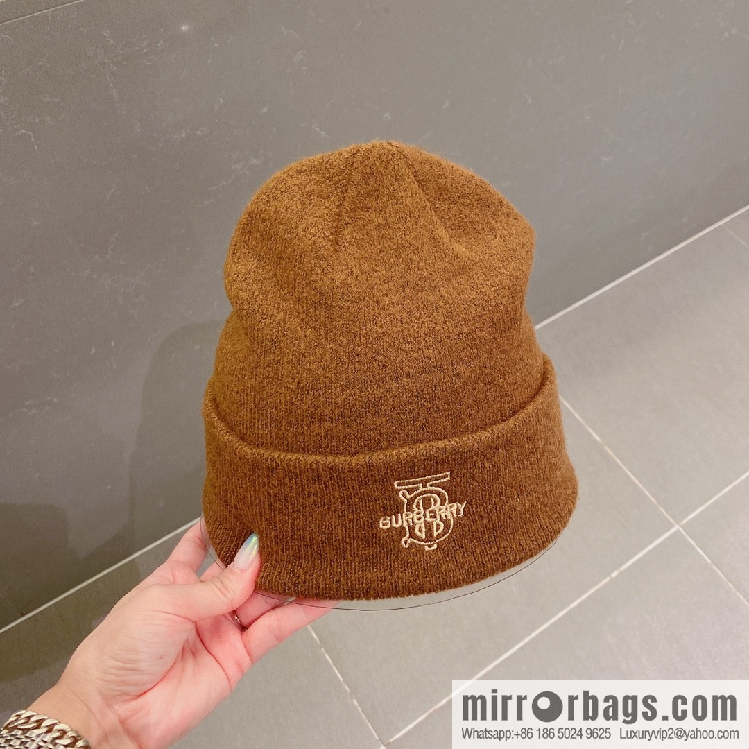Burberry 2022 autumn and winter new wool knitted hat