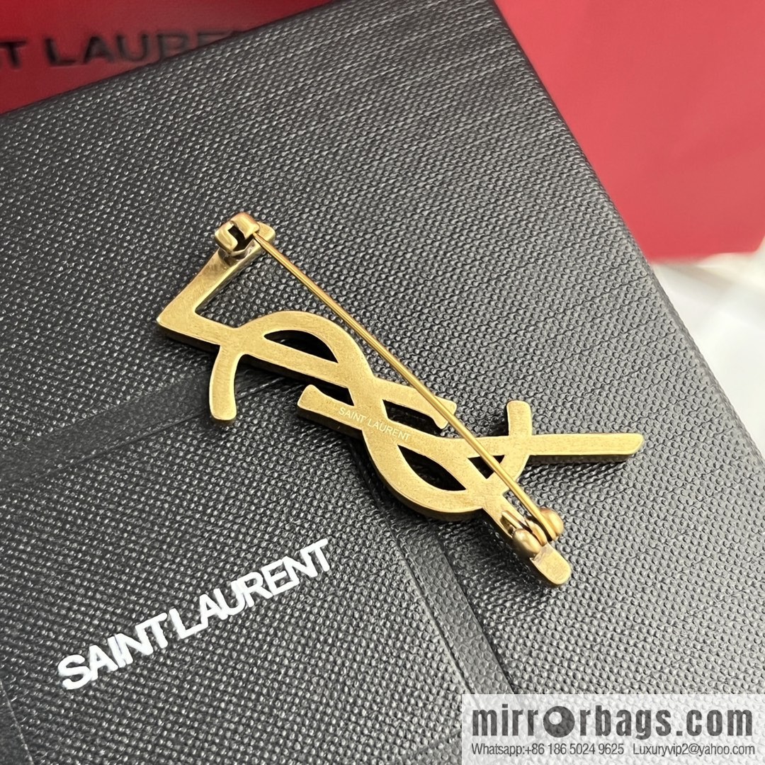 Saint Laurent YSL brooch