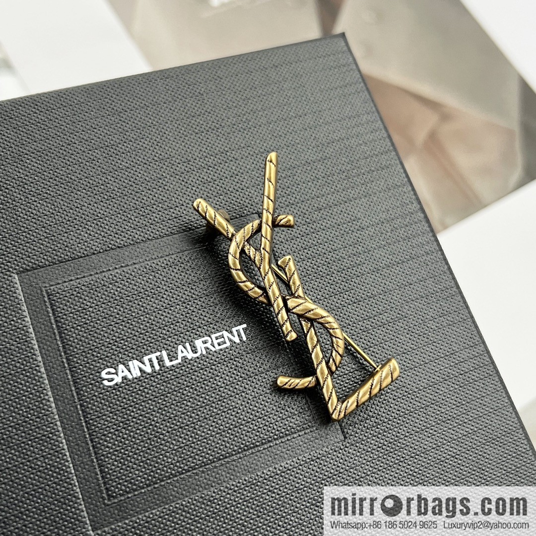 Saint Laurent YSL brooch