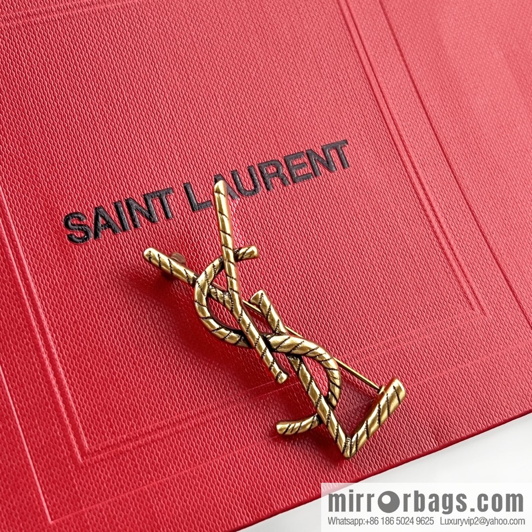 Saint Laurent YSL brooch