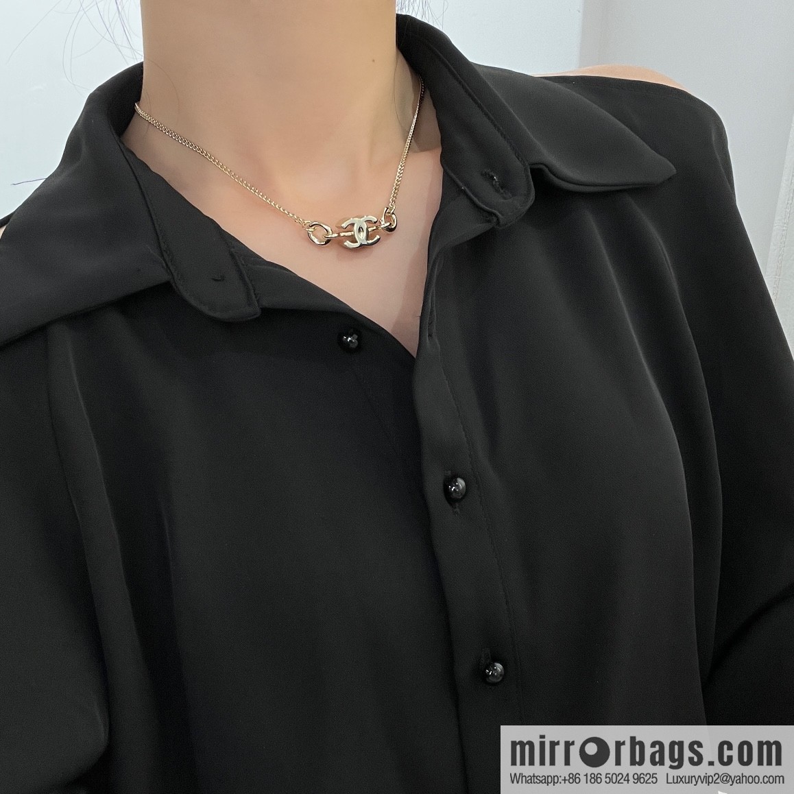 New ☑️ Chanel double c necklace