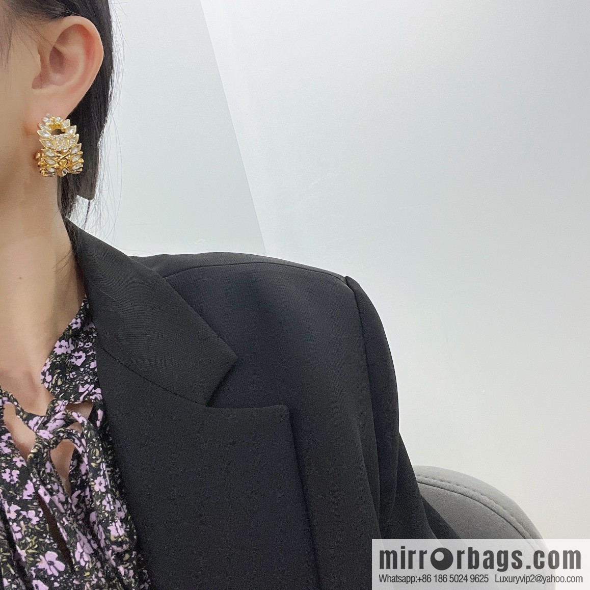 New ☑️ Chanel c1 double c wheat stud earrings