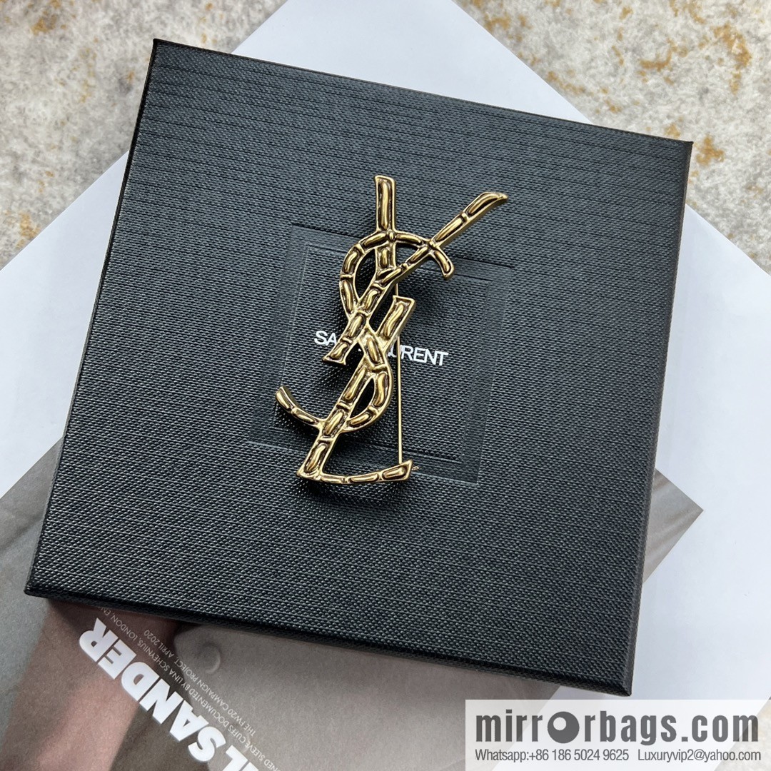 Saint Laurent YSL brooch