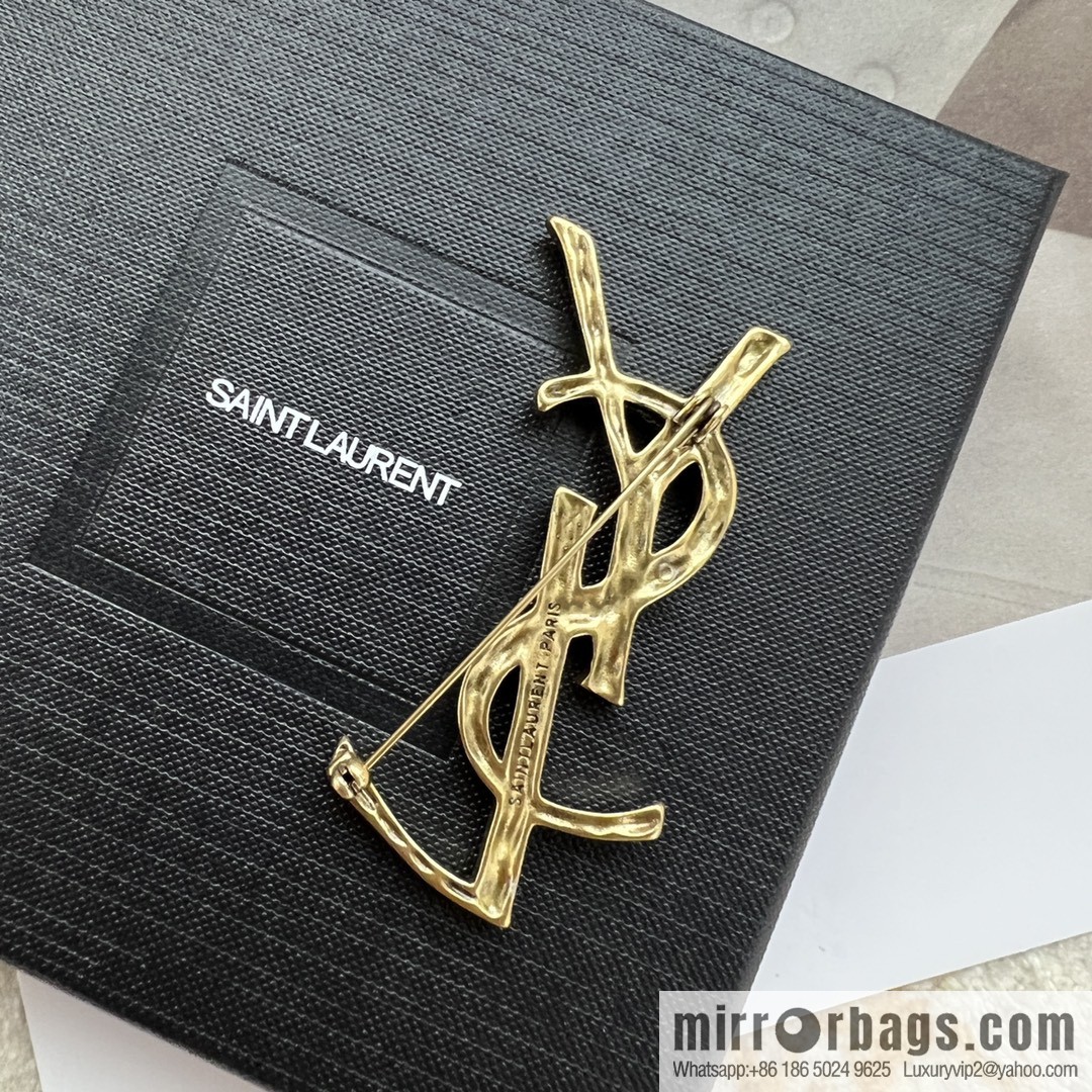 Saint Laurent YSL brooch