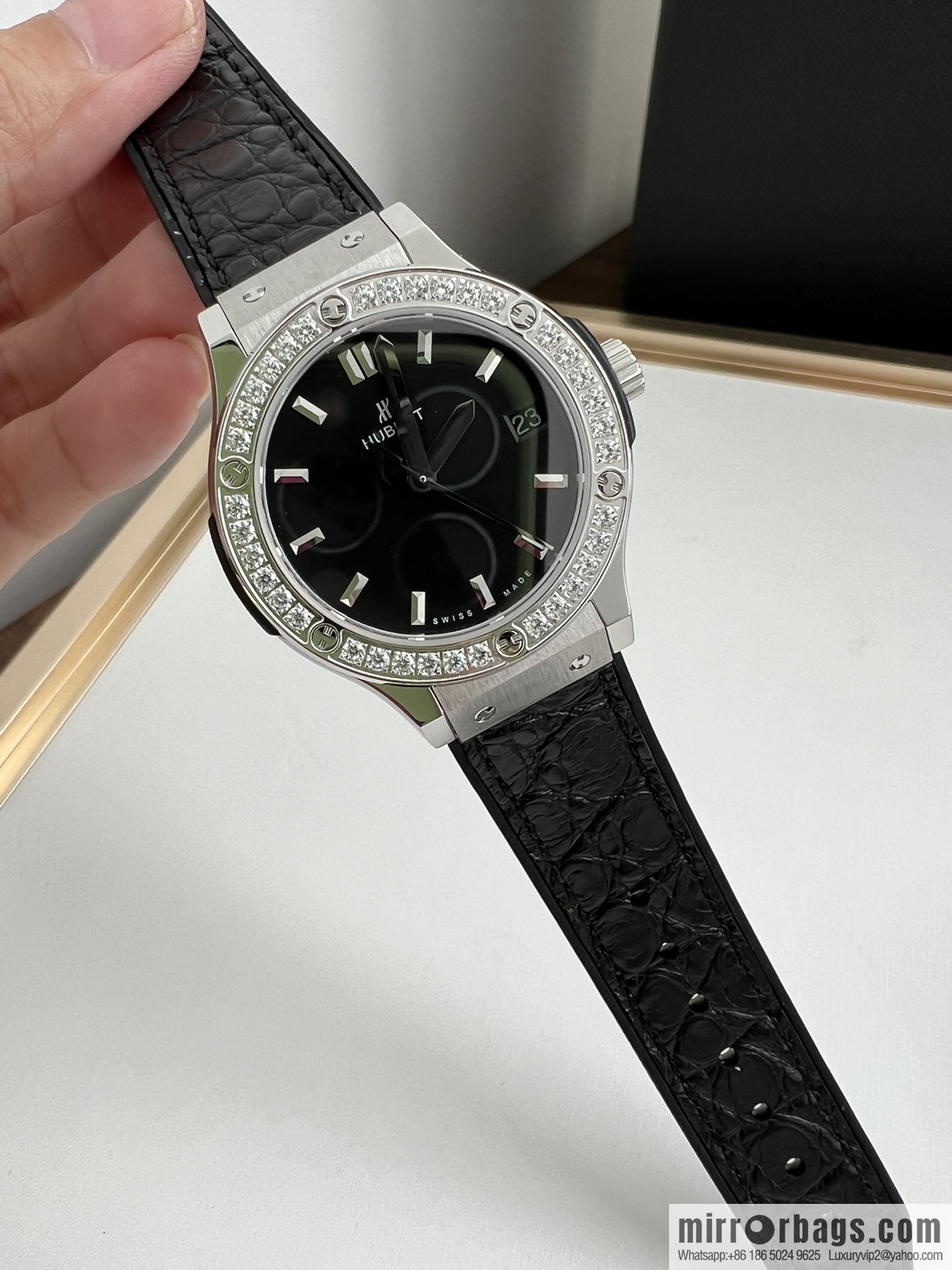 Hublot HUBLOT newly upgraded, Hengbao Swiss imported quartz movement women's watch
