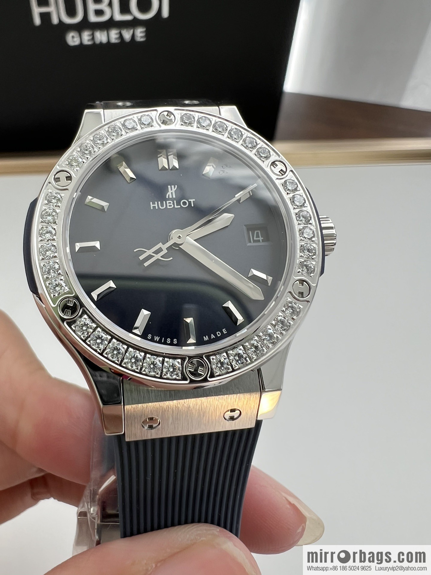 Hublot HUBLOT newly upgraded, Hengbao Swiss imported quartz movement women's watch