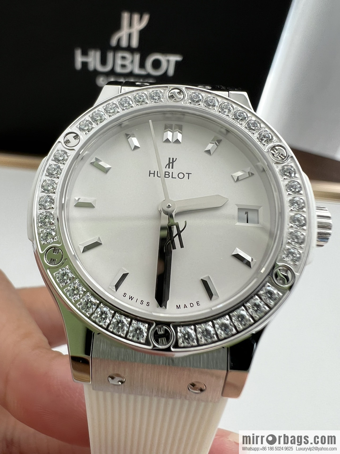 Hublot HUBLOT newly upgraded, Hengbao Swiss imported quartz movement women's watch