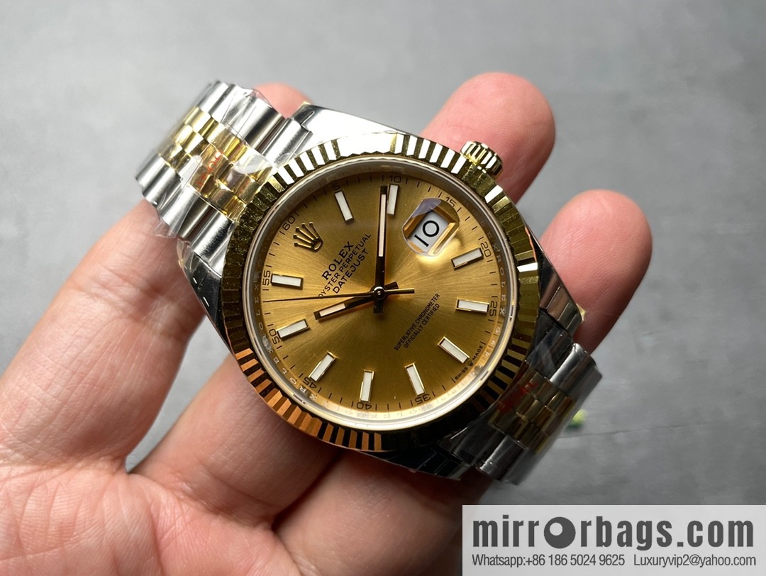 GS does not forget its original intention and adheres to quality. After repeated tempering, it has created the iconic log series watch of Rolex 41MM