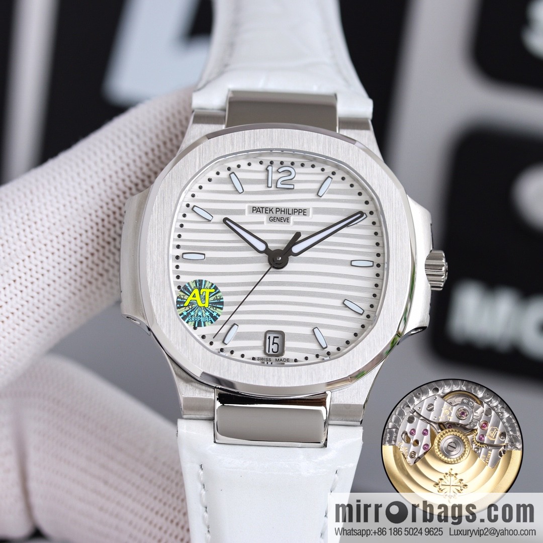 Patek Philippe Sports Elegant Nautilus Belt Women's Watch PP7118 Customized Edition 9015 Machine Modified Cal.324sc Automatic Movement