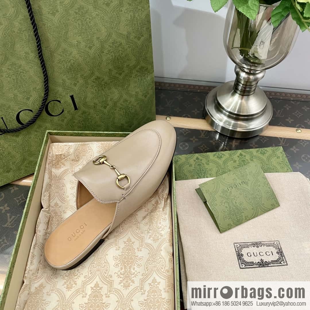 GUCCI horse buckle muller shoes half tray shoes
