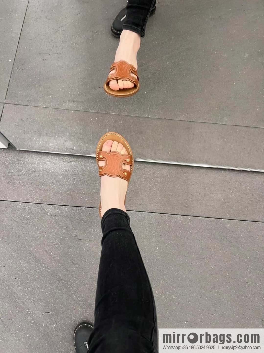 CELINE Arc de Triomphe Slippers