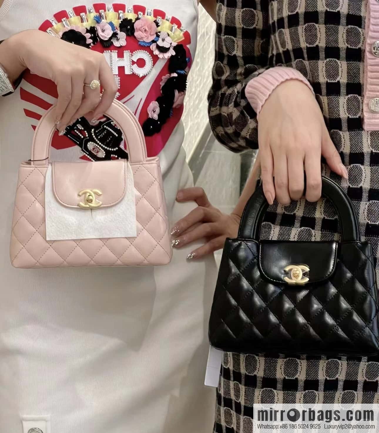CHANEL 23K autumn and winter series Kelly bag AS4416 black