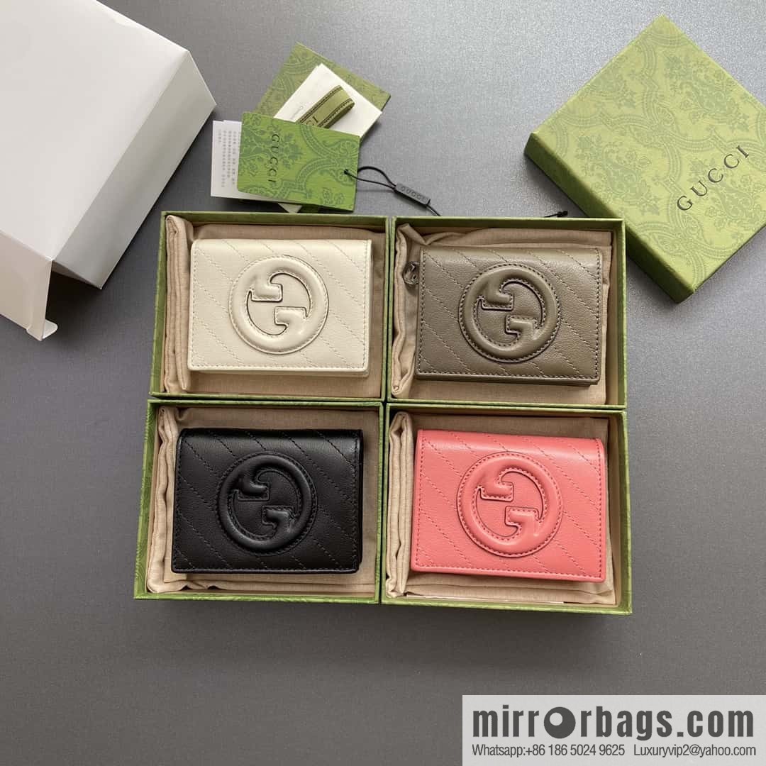 GUCCI G Blondie series card holder 760317