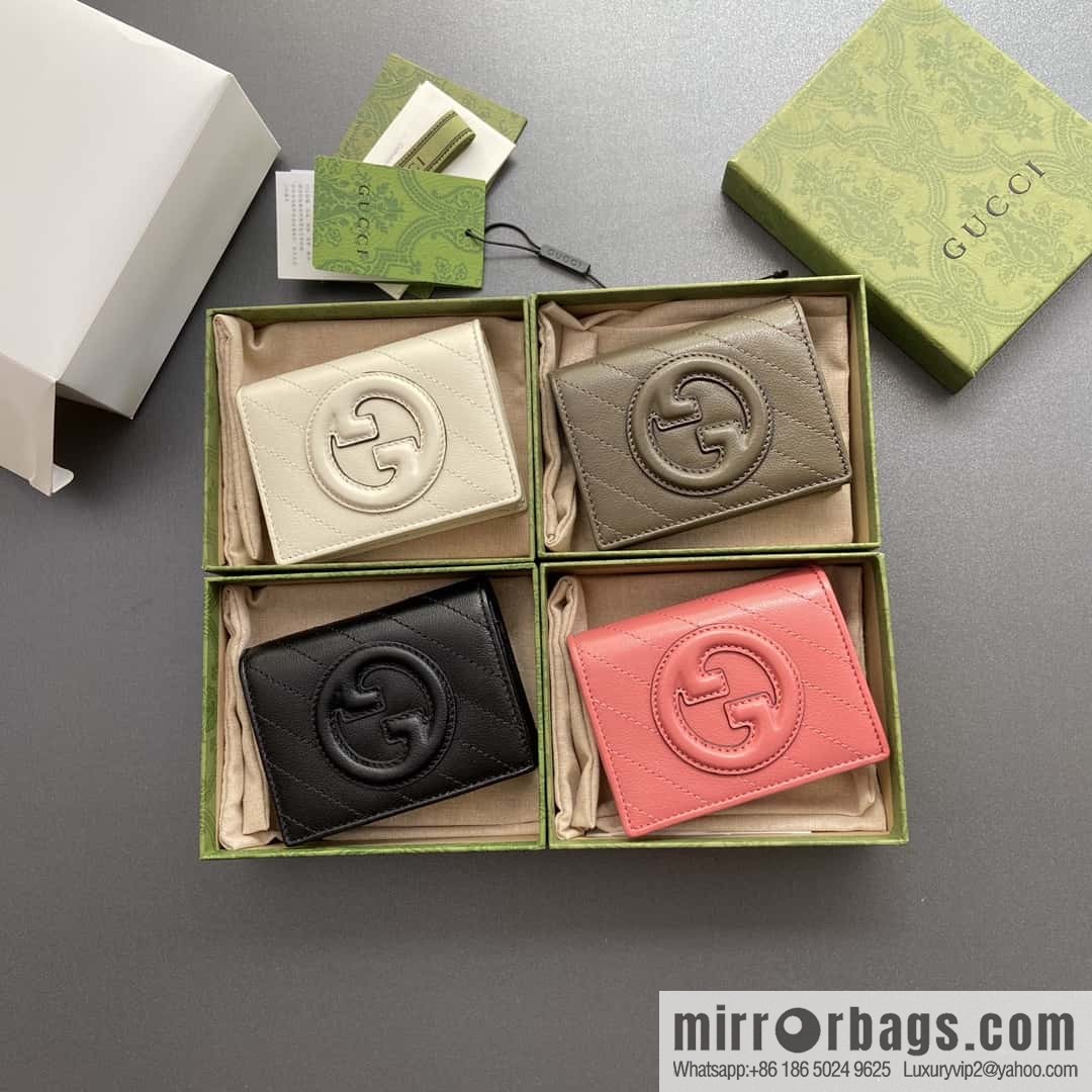 GUCCI G Blondie series card holder 760317