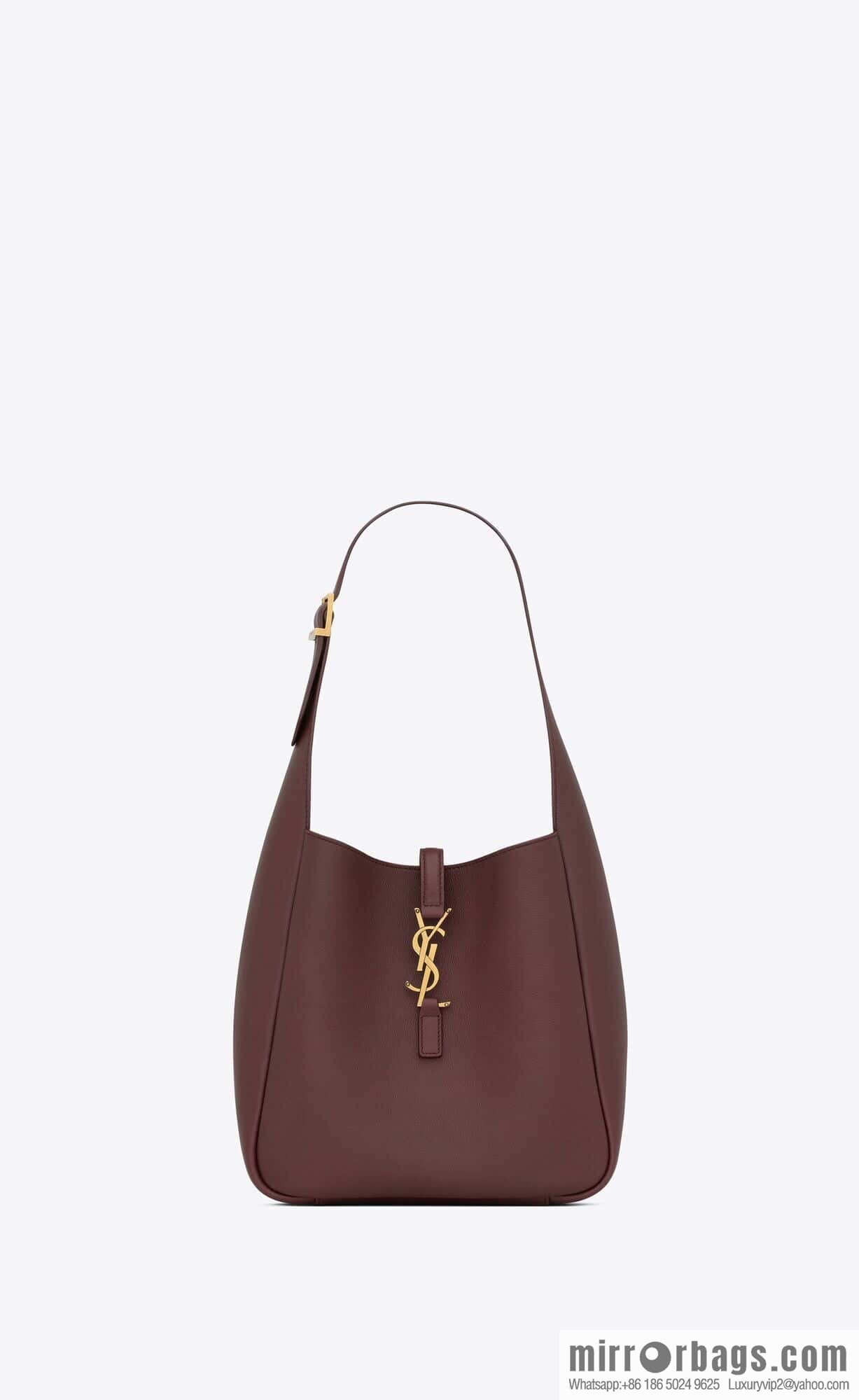 YSL 🆕 autumn and winter new Hobo armpit bag 713938 burgundy